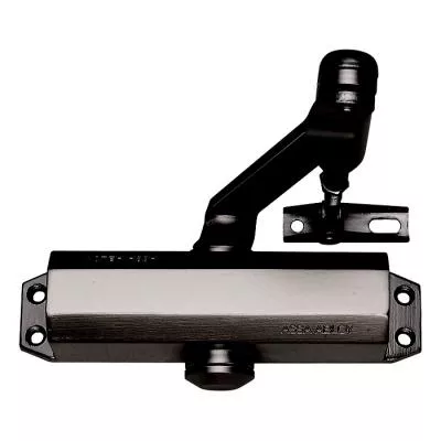 Assa Abloy DC 110---9005 с рычажной тягой  black/ доводчик для внутренних дверей с макс весом 80 кг : купить в Москве
