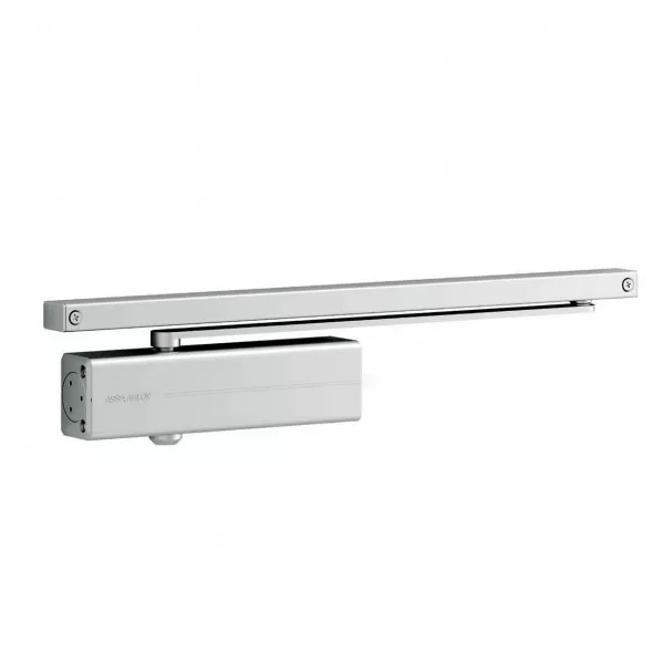 Assa Abloy DC 135---EV1 со скользящей тягой  silver/ доводчик для внутренних дверей с макс весом 60 : купить в Москве