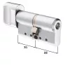 CY 333 T bright brass  / цилиндр ключ+поворотная кнопка (закаленная сталь)   : купить в Москве