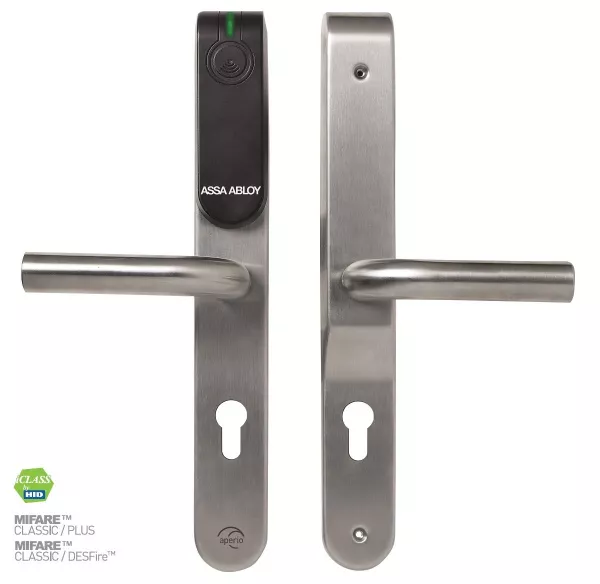  ASSA ABLOY Aperio E100 EURO /ручка на едином щитке электронная беспроводная: купить в Москве