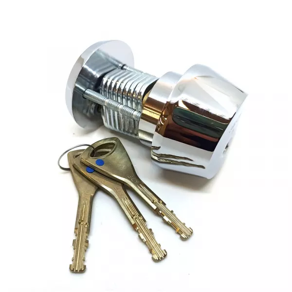 CY 037 N  chrome / цилиндр односторонний   : купить в Москве