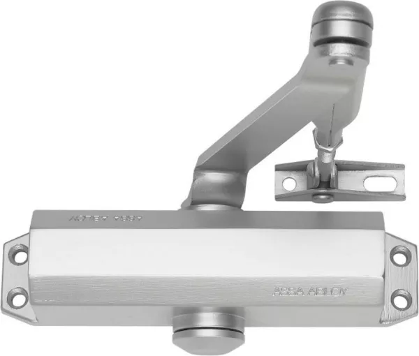 Assa Abloy DC 110---9016 с рычажной тягой  white/ доводчик для внутренних дверей с макс весом 80 кг : купить в Москве