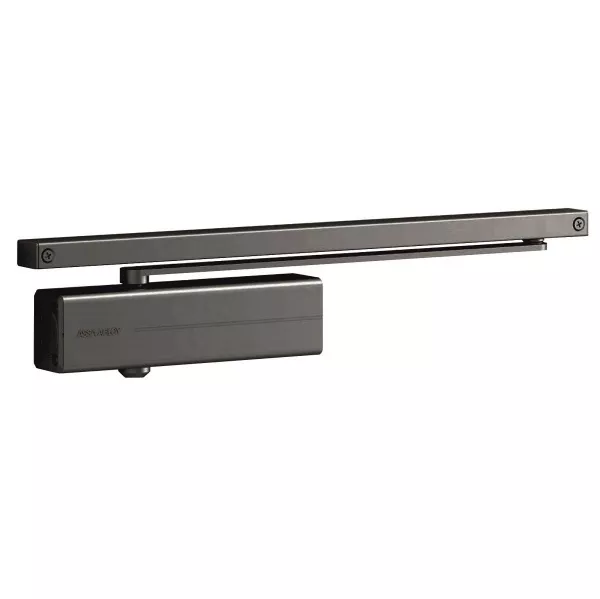 Assa Abloy DC 135---9005 со скользящей тягой   black/ доводчик для внутренних дверей с макс весом 60: купить в Москве