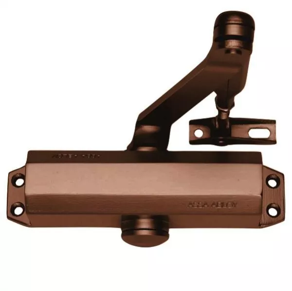 Assa Abloy DC 110---8014 с рычажной тягой  brown/ доводчик для внутренних дверей с макс весом 80 кг : купить в Москве