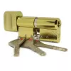 CY 333 T bright brass  / цилиндр ключ+поворотная кнопка (закаленная сталь)   : купить в Москве