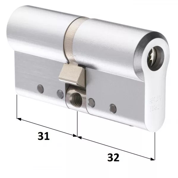 CY 332 N  satin chrome/ цилиндр ключ+ключ   : купить в Москве