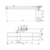 Assa Abloy DC 336/520500  brown/ доводчик дверной BC cl.2-6  max 120кг   : купить в Москве