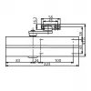 Assa Abloy DC 200---EV1  silver/ доводчик для внутр и наружн дверей с весом до 80кг   : купить в Москве