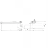 Assa Abloy DC 347 (DC 247)/620500  white/ доводчик для внутр и наружн дверей с весом до 160   : купить в Москве