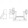 Assa Abloy N2500 / алюминий / механизм нажимной штанги для профильных дверей: купить в Москве