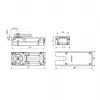 Assa Abloy DC477 EN 2-4  / напольный доводчик   : купить в Москве