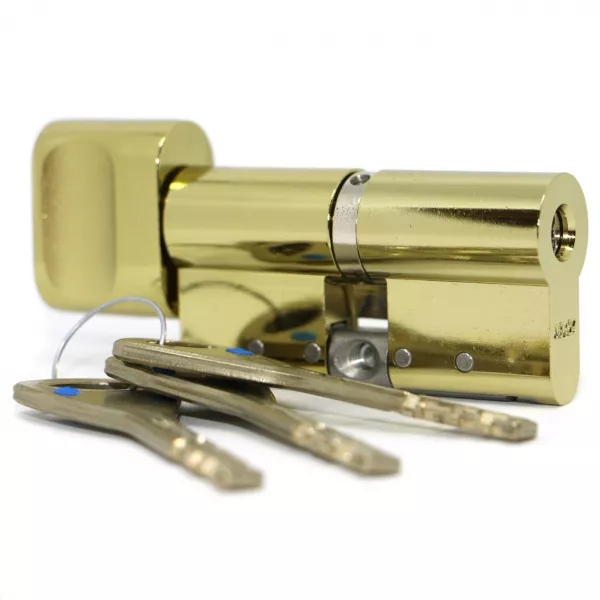 CY 323 N  satin brass/ цилиндр ключ+поворотная кнопка   : купить в Москве