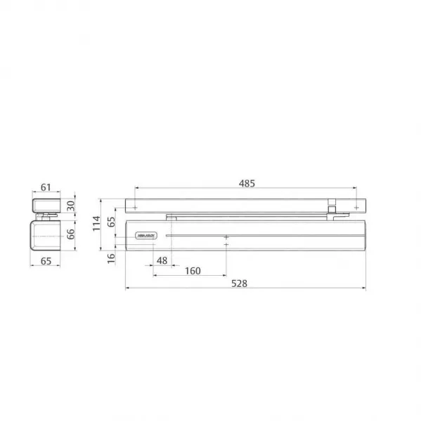 Assa Abloy DC 700 G-CM---- EV1  / доводчик дверной с функцией Close-Motion®   : купить в Москве